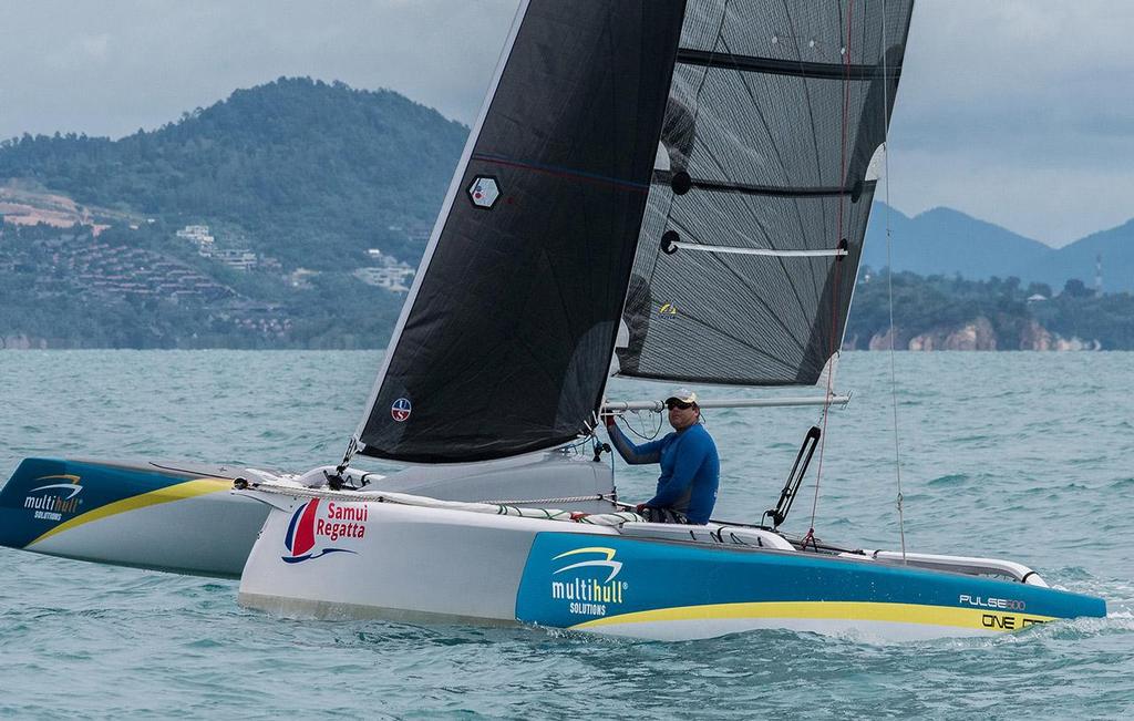 Multihull Solutions H3O won the Multihull title at the first time of trying. © Joyce Ravara